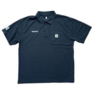 Carhartt Bass Master Polo Shirt Mens Size L Original Fit Pocket Utility Fisher